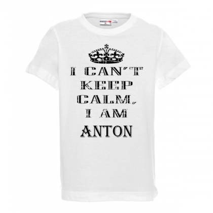  Тениска с надпис - Keep calm