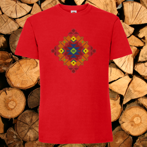 Мъжка червена тениска - Канатица
