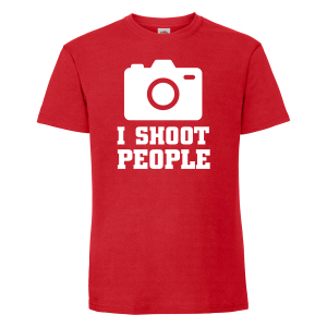 Мъжка тениска-  I SHOOT PEOPLE