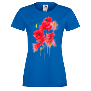 Цветна дамска тениска - Цветя 2