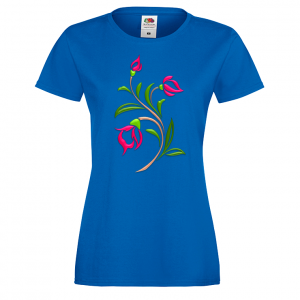 Цветна дамска тениска - Цветя 6