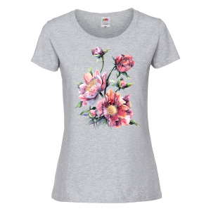 Цветна дамска тениска - Цветя 8