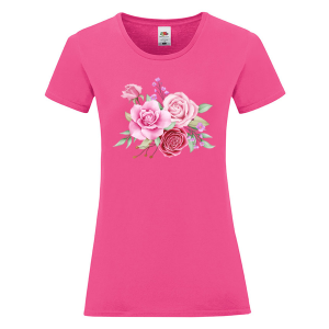 Цветна дамска тениска - Цветя 23
