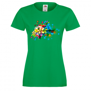 Цветна дамска тениска - Цветя 26