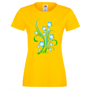 Цветна дамска тениска - Цветя 28