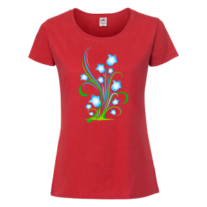 Цветна дамска тениска - Цветя 28