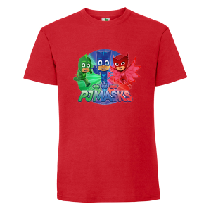 Цветна мъжка тениска- PJ Masks