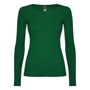 Зелена дамска блуза дълъг ръкав - Bottle Green