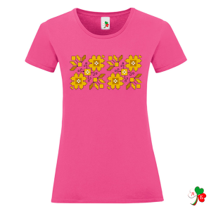 Цветни дамски тениски с народни мотиви на шевици