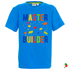 Цветна  детска тениска- Лего- Master Builder
