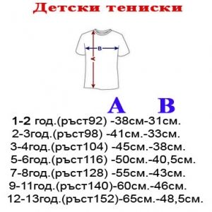 Детска бяла тениска Христо Ботев