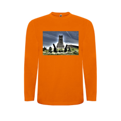 Оранжева  детска блуза - Шипка