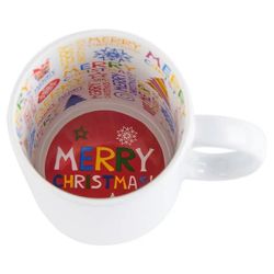  Бяла фото чаша -  Marry Christmas