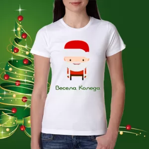 Дамска коледна тениска