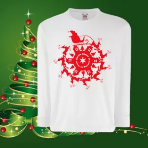 Детска коледна блуза Santa Claus is coming