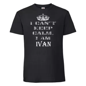 Тениска с надпис- Keep calm