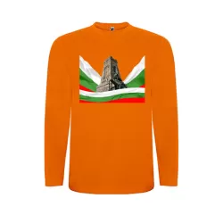 Оранжева  детска блуза - Шипка