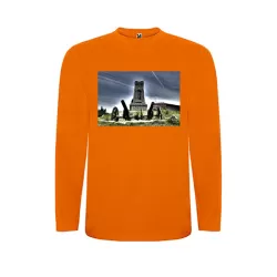 Оранжева  детска блуза - Шипка