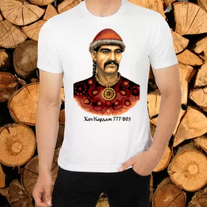 Тениска мъжка бяла - Хан Кардам