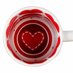  Бяла фото чаша -  LOVE