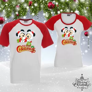 Комплект коледни тениски- Merry Christmas