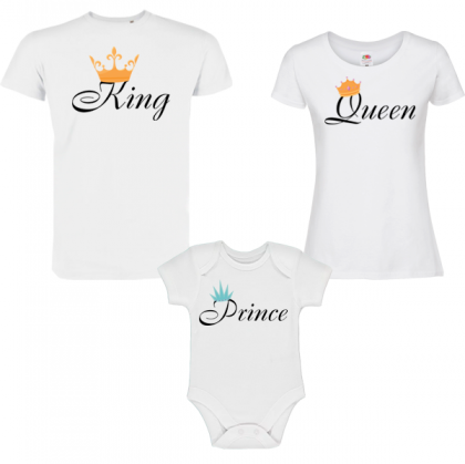 Семеен комплект - King, Queen and Prince