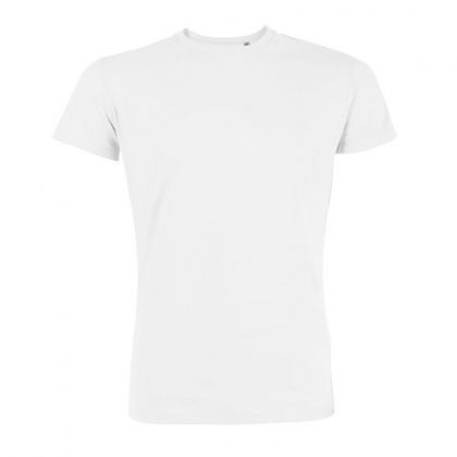 Бяла Мъжка тениска - Органичен памук