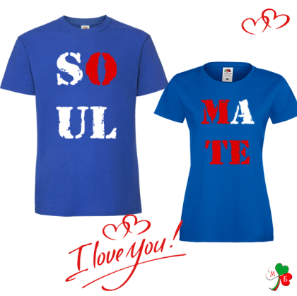 Комплект цветни  тениски-  Soul Mate