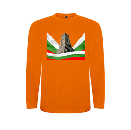 Оранжева  детска блуза - Шипка