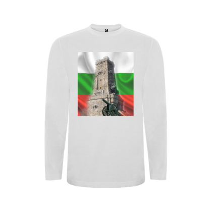 Бяла детска блуза- Шипка