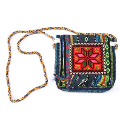 Сувенирна чанта от плат с традиционна българска шевица