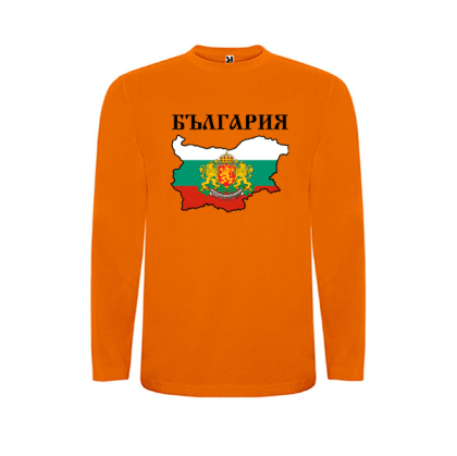 Оранжева детска блуза- България