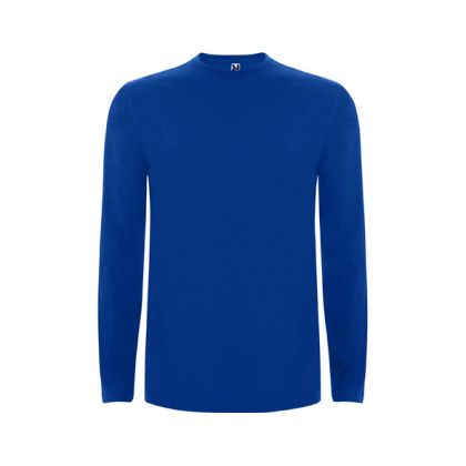 Синя  детска блуза с дълъг ръкав