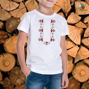 Детска тениска с фолклорни мотиви
