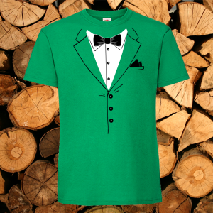 Мъжка зелена тениска - Костюм