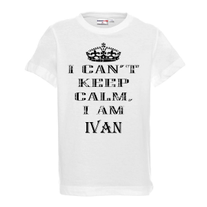 Тениска с надпис - Keep Calm