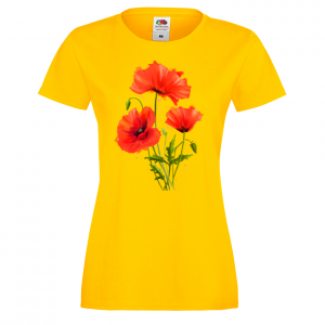 Дамска тениска - Цветя 1