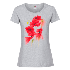 Дамска тениска - Цветя 2
