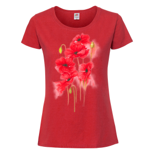 Дамска тениска - Цветя 2