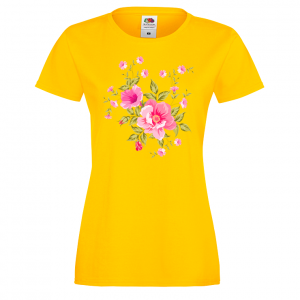 Дамска тениска - Цветя 3