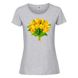 Цветна дамска тениска - Цветя 12