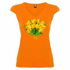 Дамска тениска -  Цветя 21