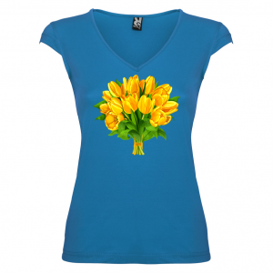 Дамска тениска -  Цветя 21