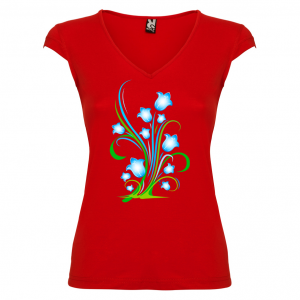 Дамска тениска -  Цветя 28