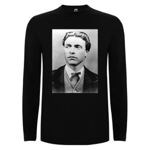 Черна мъжка блуза  с образа Левски