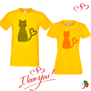 Комплект цветни тениски- Cat