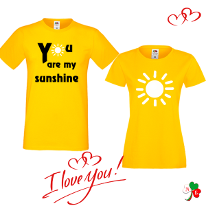 Комплект цветни тениски- Sunshine