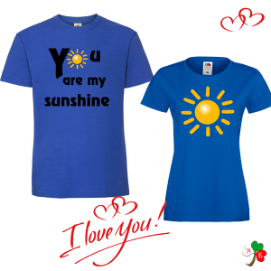 Комплект цветни тениски- Sunshine
