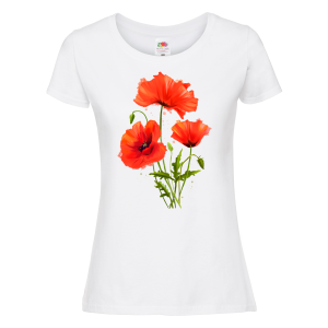 Дамска тениска - Цветя 1
