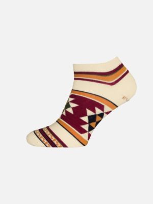 Чорапи- терлици екрю с народни мотиви